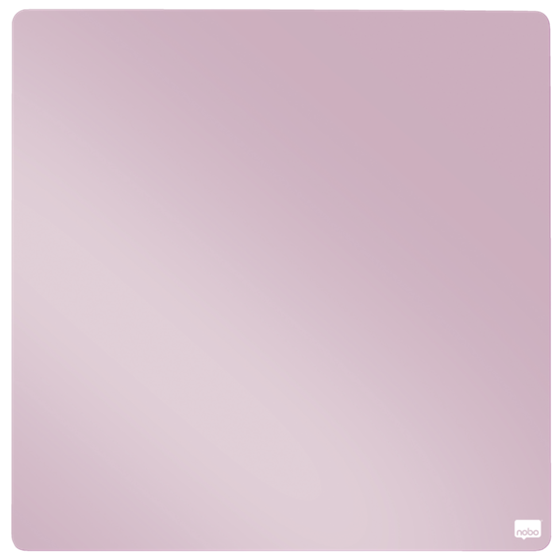 Mini Pizarra Magnética Tile Nobo 360Mmx360Mm Rosa