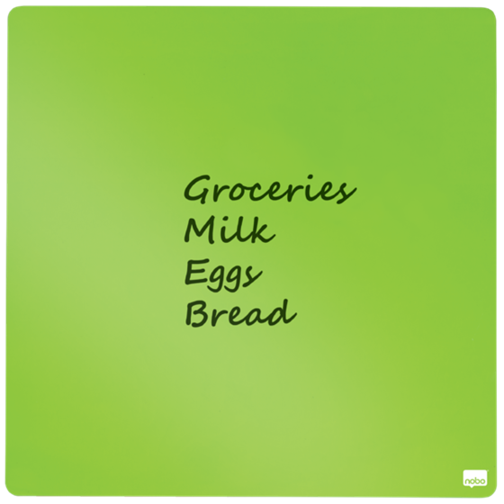 Mini Pizarra Magnética Tile Nobo 360Mmx360Mm Verde