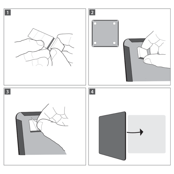 Mini Planificador De Pizarra Acrílica Transparente Nobo Semanal A3 De Sobremesa O Montado En Pared Transparente