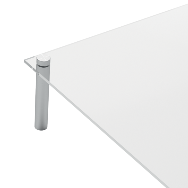 Mini Tablero De Escritura Inclinado A4 De Pizarra De Acrílico Transparente De Nobo. Transparente