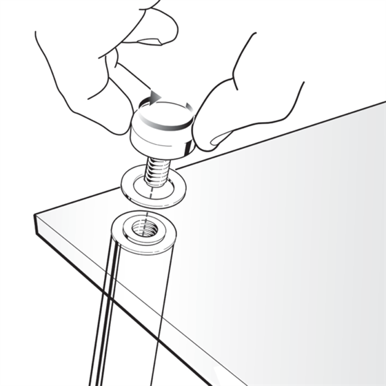Mini Tablero De Escritura Inclinado A4 De Pizarra De Acrílico Transparente De Nobo. Transparente