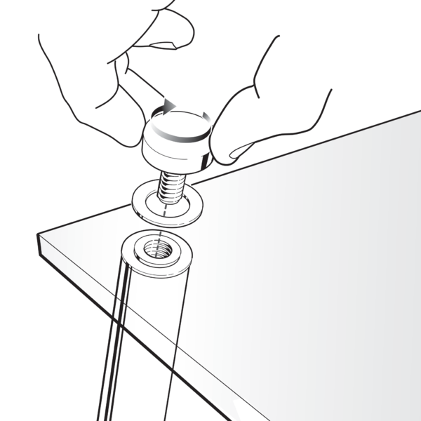 Mini Tablero De Escritura Inclinado A4 De Pizarra De Acrílico Transparente De Nobo. Transparente