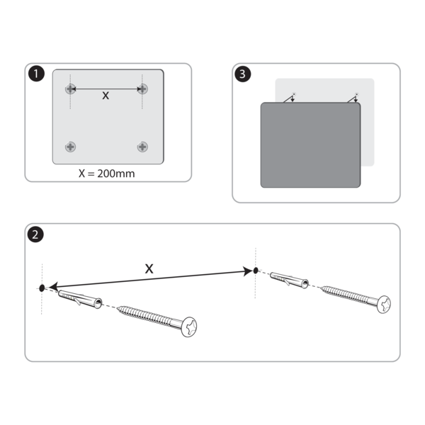 Pizarra Blanca De Cristal Magnético Pequeña Nobo 300X300 Mm Blanco Brillante