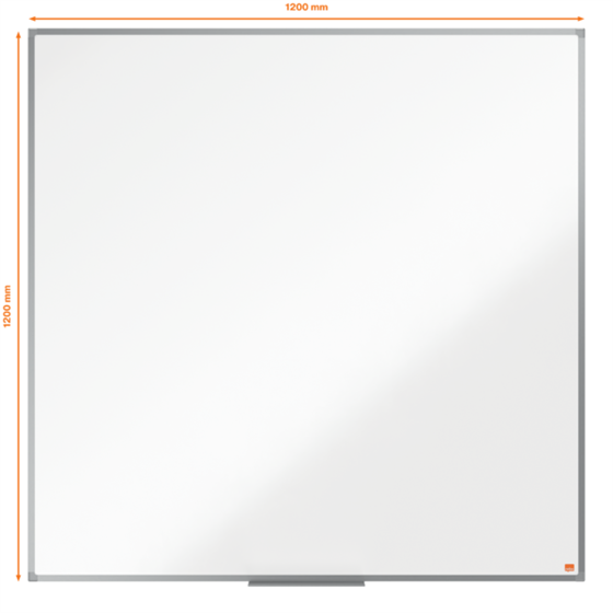 Pizarra Blanca De Melamina Nobo Essence 1200X1200Mm Blanco