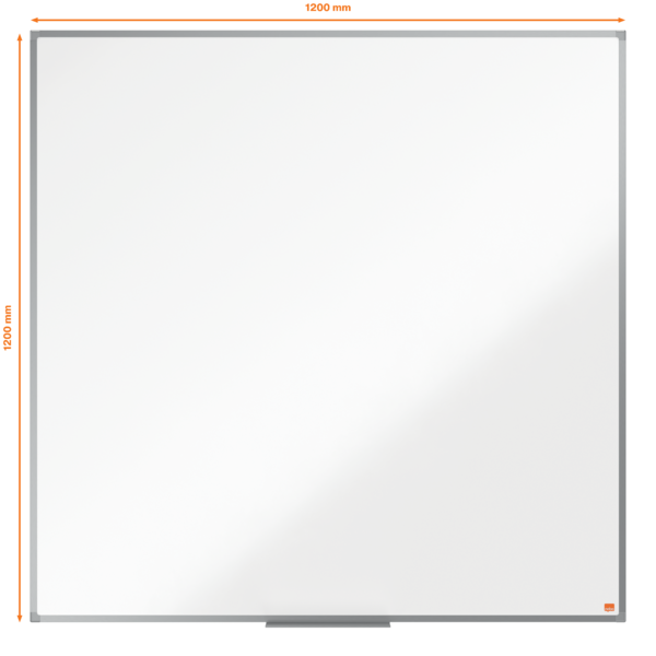 Pizarra Blanca De Melamina Nobo Essence 1200X1200Mm Blanco