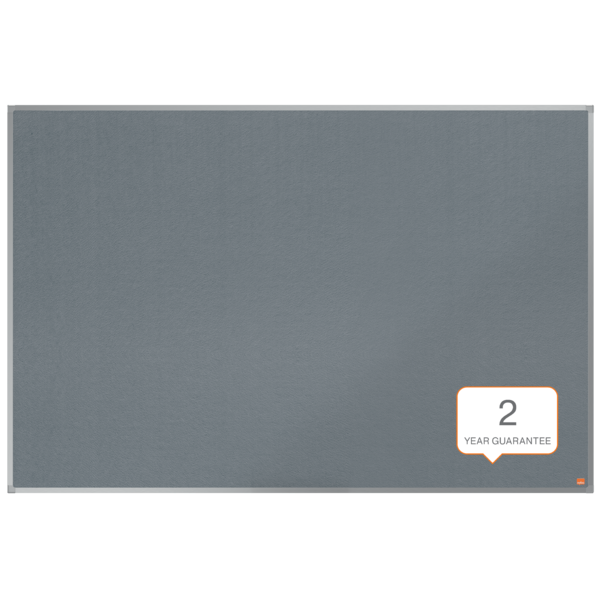 Pizarra Blanca De Melamina Nobo Essence 1500X1200Mm Gris