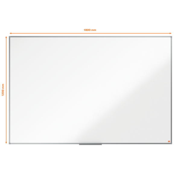Pizarra Blanca De Melamina Nobo Essence 1800X1200Mm Blanco