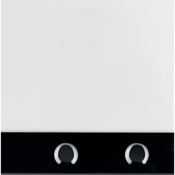 Pizarra Blanca Magnética Pequeña Con Clip Para Notas Nobo 430X580 Mm Blanco