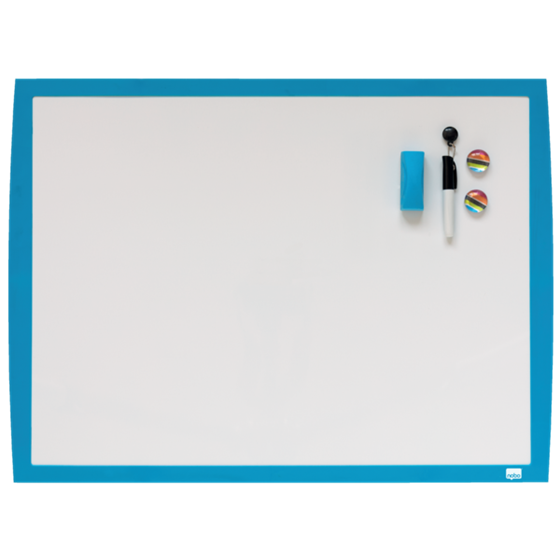 Pizarra Blanca Magnética Pequeña Nobo De 585X430 Mm Azul