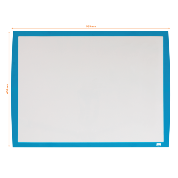 Pizarra Blanca Magnética Pequeña Nobo De 585X430 Mm Azul