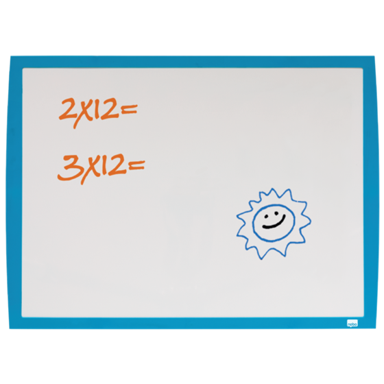 Pizarra Blanca Magnética Pequeña Nobo De 585X430 Mm Azul