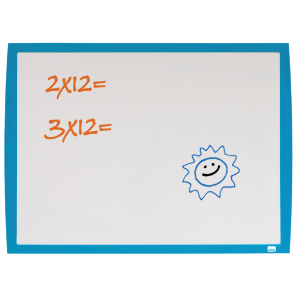 Pizarra Blanca Magnética Pequeña Nobo De 585X430 Mm Azul