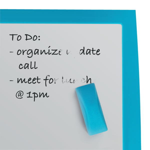 Pizarra Blanca Magnética Pequeña Nobo De 585X430 Mm Azul