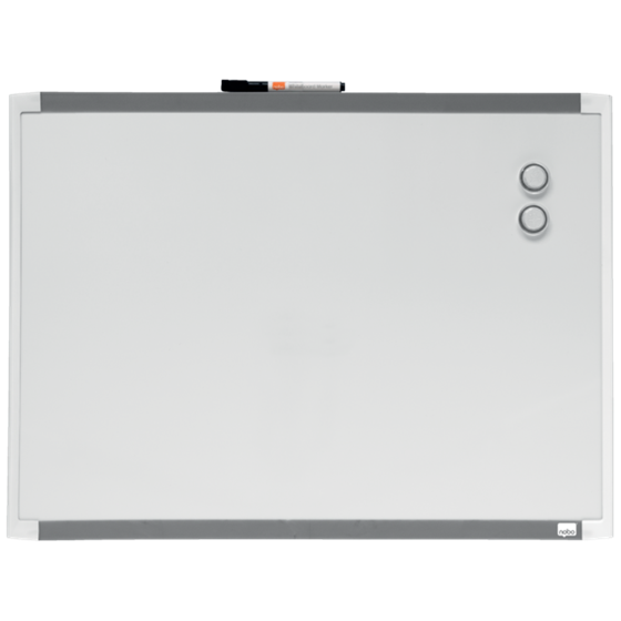 Pizarra Blanca Magnética Pequeña Nobo De 585X430 Mm Blanco