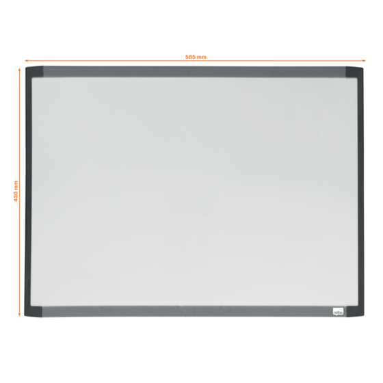Pizarra Blanca Magnética Pequeña Nobo De 585X430 Mm Blanco