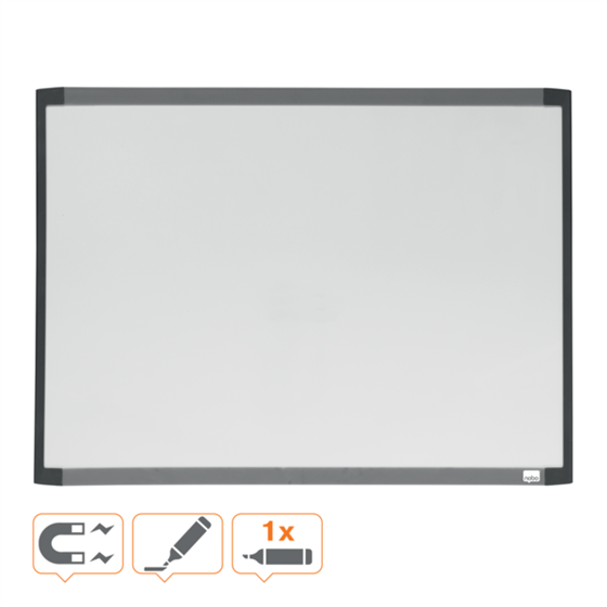 Pizarra Blanca Magnética Pequeña Nobo De 585X430 Mm Blanco