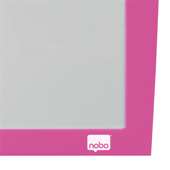 Pizarra Blanca Magnética Pequeña Nobo De 585X430 Mm Fucsia