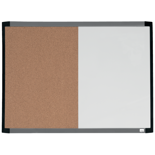 Pizarra Blanca Magnética Pequeña Y Tablero De Anuncios De Corcho Nobo 585X430Mm