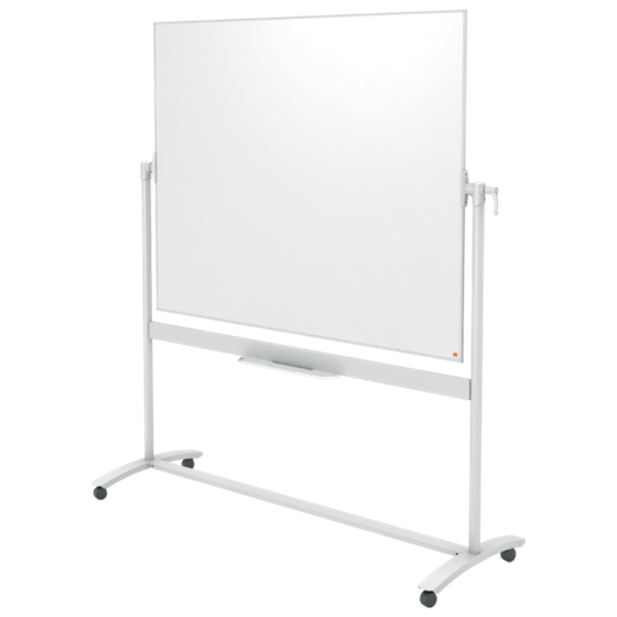 Pizarra Blanca Móvil De Esmalte Classic De Nobo, 1500 × 1200 Mm Blanco