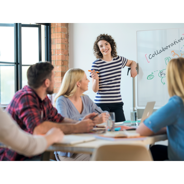 Pizarra Blanca Móvil Nano Clean™ Classic De Nobo, 1200 × 900 Mm Blanco