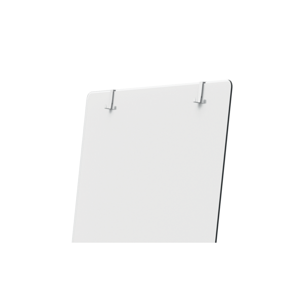 Pizarra Caballete Móvil De Cristal Blanco Brillante Nobo Blanco Brillante