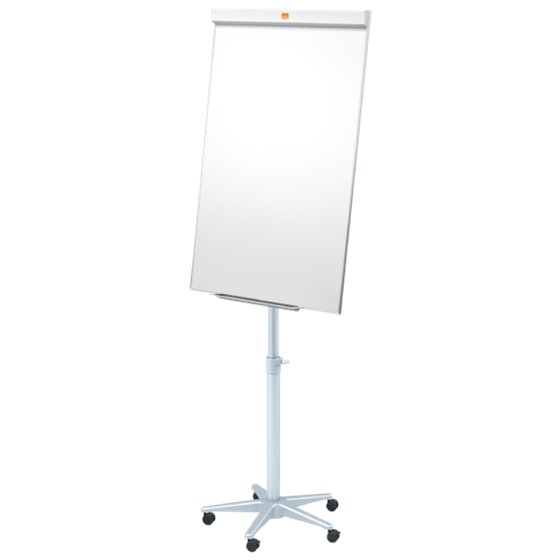 Pizarra Conferencia Móvil Acero Lacado Impression Pro Nobo Blanco