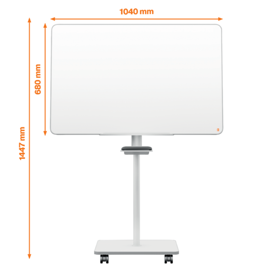 Pizarra De Conferencia Nobo Move&Meet 680X1040Mm Blanco