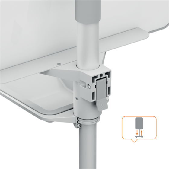 Pizarra De Conferencia Nobo Move&Meet 680X1040Mm Blanco