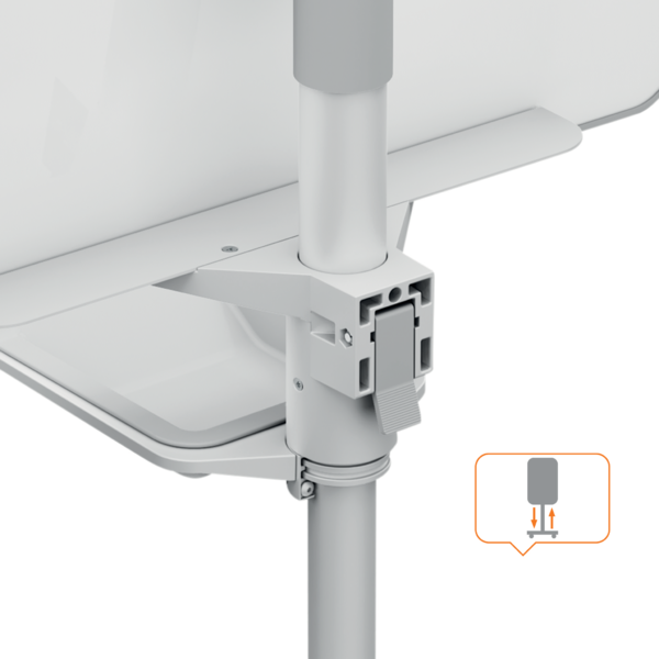 Pizarra De Conferencia Nobo Move&Meet 680X1040Mm Blanco