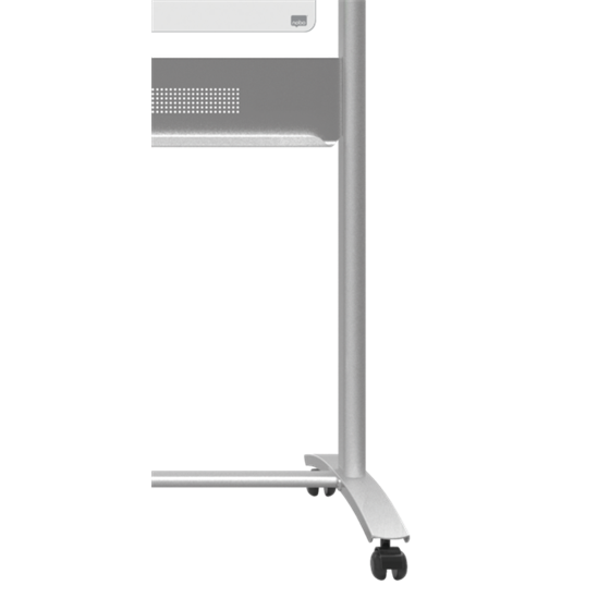 Pizarra De Cristal Blanco Brillante Móvil Nobo, 1200 × 900 Mm Blanco Brillante