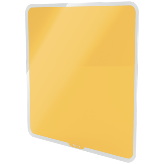 Pizarra De Cristal Magnético Leitz Cosy 450X450 Mm Amarillo Cálido