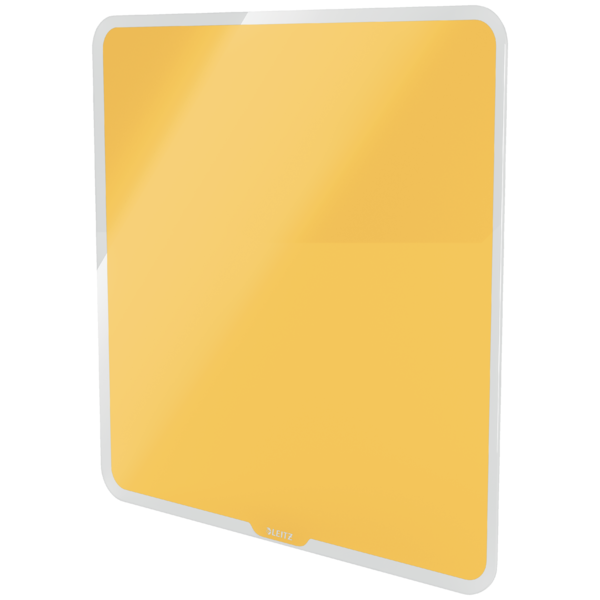 Pizarra De Cristal Magnético Leitz Cosy 450X450 Mm Amarillo Cálido