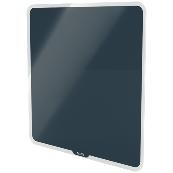 Pizarra De Cristal Magnético Leitz Cosy 450X450 Mm Gris Terciopelo