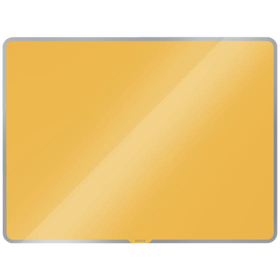 Pizarra De Cristal Magnético Leitz Cosy 800X600 Mm Amarillo Cálido