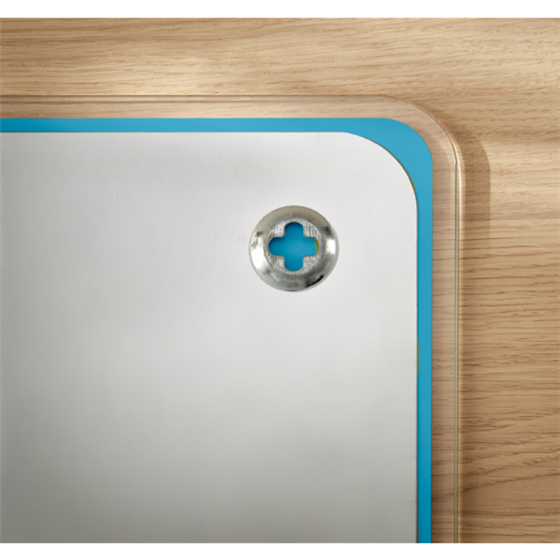 Pizarra De Cristal Magnético Leitz Cosy 800X600 Mm Azul Calma