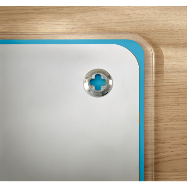 Pizarra De Cristal Magnético Leitz Cosy 800X600 Mm Azul Calma