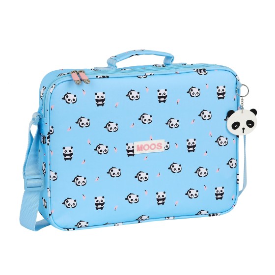 Cartera Extraescolar MOOS Panda 38 x 28 x 6 cm.