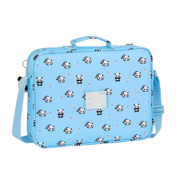 Cartera Extraescolar MOOS Panda 38 x 28 x 6 cm.