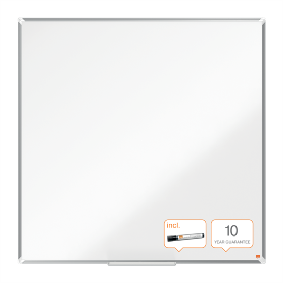 Pizarra De Melamina Nobo Premium Plus De 1200X1200Mm Blanco