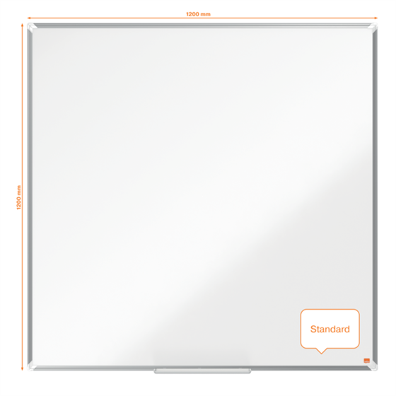 Pizarra De Melamina Nobo Premium Plus De 1200X1200Mm Blanco
