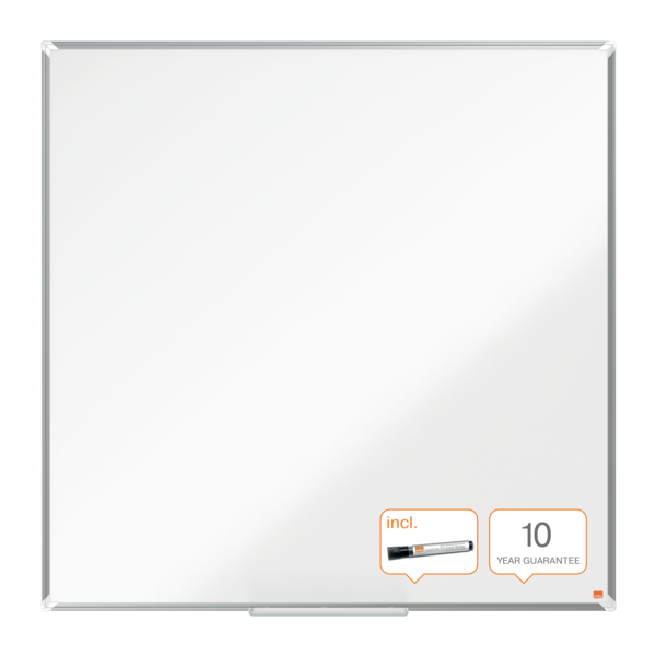Pizarra De Melamina Nobo Premium Plus De 1200X1200Mm Blanco