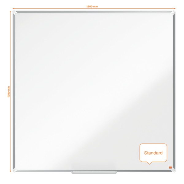 Pizarra De Melamina Nobo Premium Plus De 1200X1200Mm Blanco