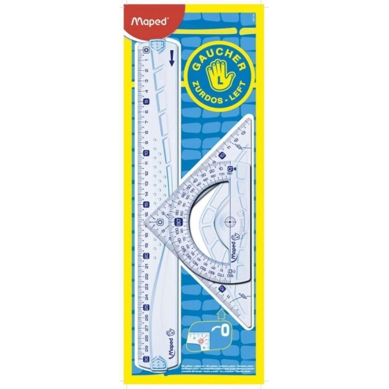 Estuche Dibujo Escolar MAPED Zurdos