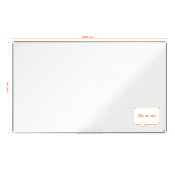 Pizarra De Melamina Nobo Premium Plus De 2000X1000Mm Blanco