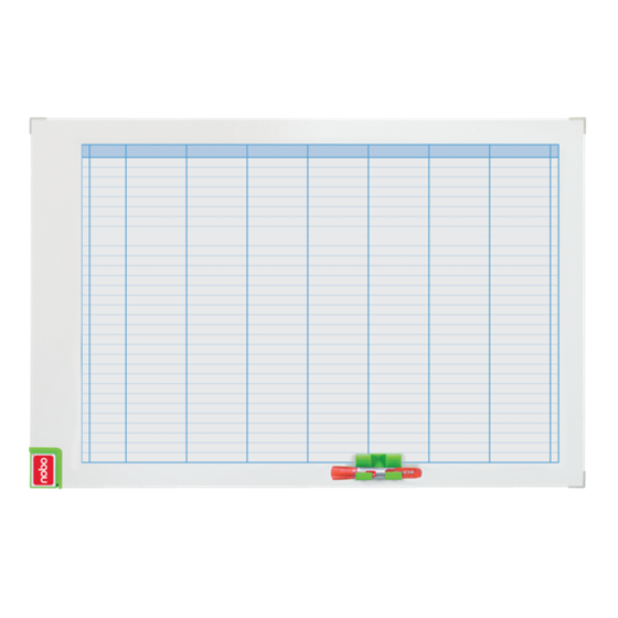 Pizarra De Planificación Semanal Performance Nobo