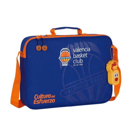 Cartera Extraescolar VALENCIA BASKET 38 x 28 x 6 cm.
