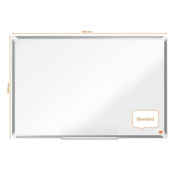 Pizarra Magnética De Acero Lacado Nobo Premium Plus De 900X600Mm Blanco