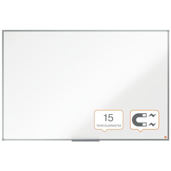 Pizarra Magnética De Acero Nobo Essence 1500X1000Mm Blanco