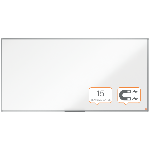 Pizarra Magnética De Acero Nobo Essence 1800X900Mm Blanco
