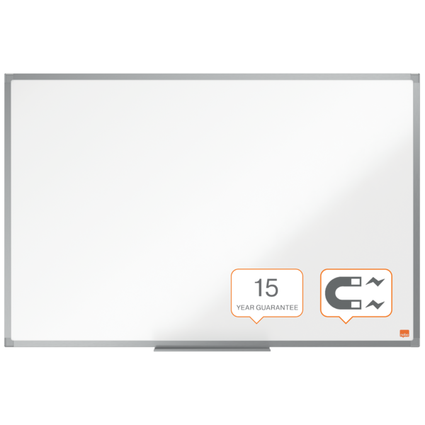 Pizarra Magnética De Acero Nobo Essence 900X600Mm Blanco
